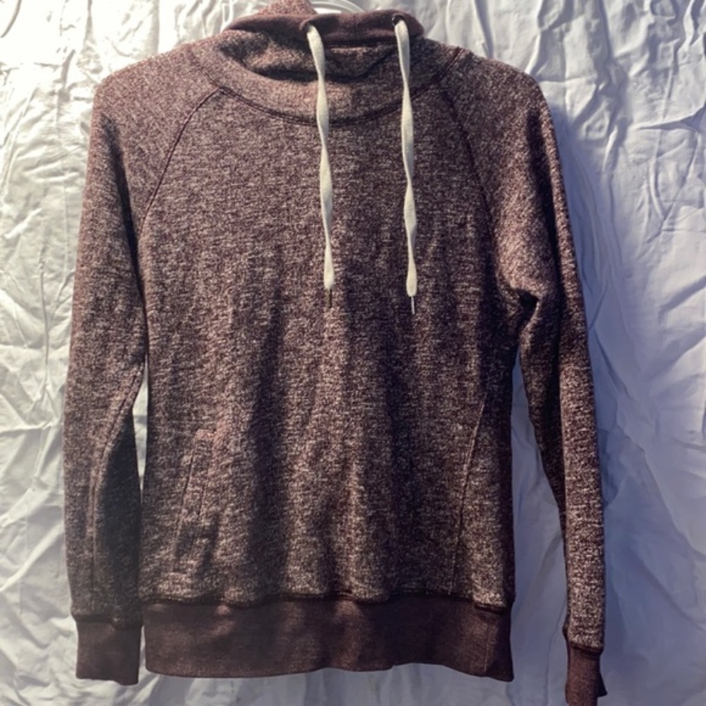 Mint shape Jo & Co Jeans hoodie draw string small hood. Red color size Small